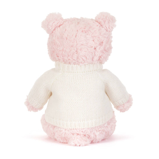 Leola Bear With Personalized Cream Jumper - US 5633