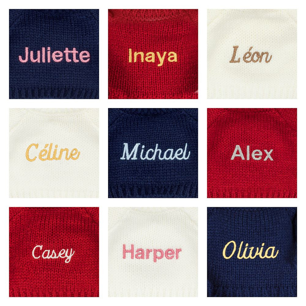 Hoppleston Luxe Bunny With Personalized Navy Jumper - US 9085