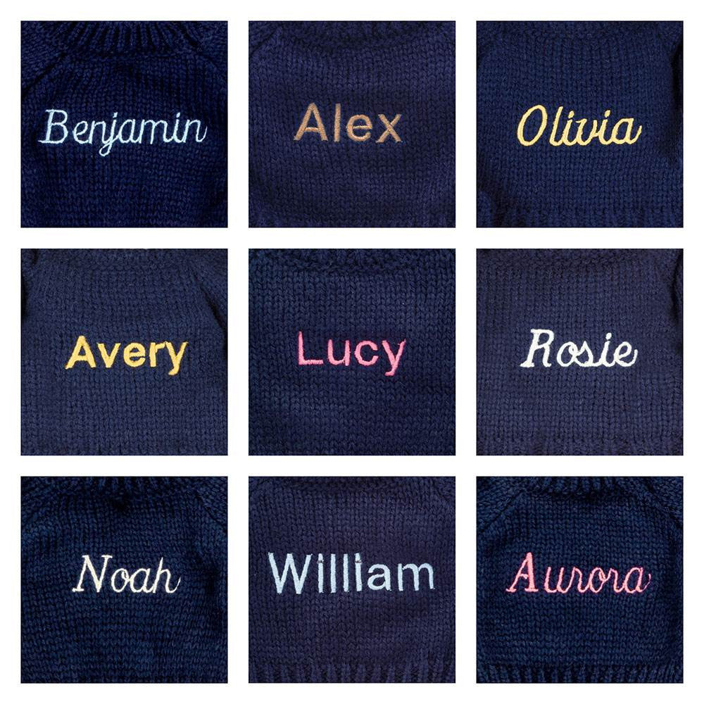 Bashful Luxe Bunny Rosa With Personalized Navy Jumper - US 1170