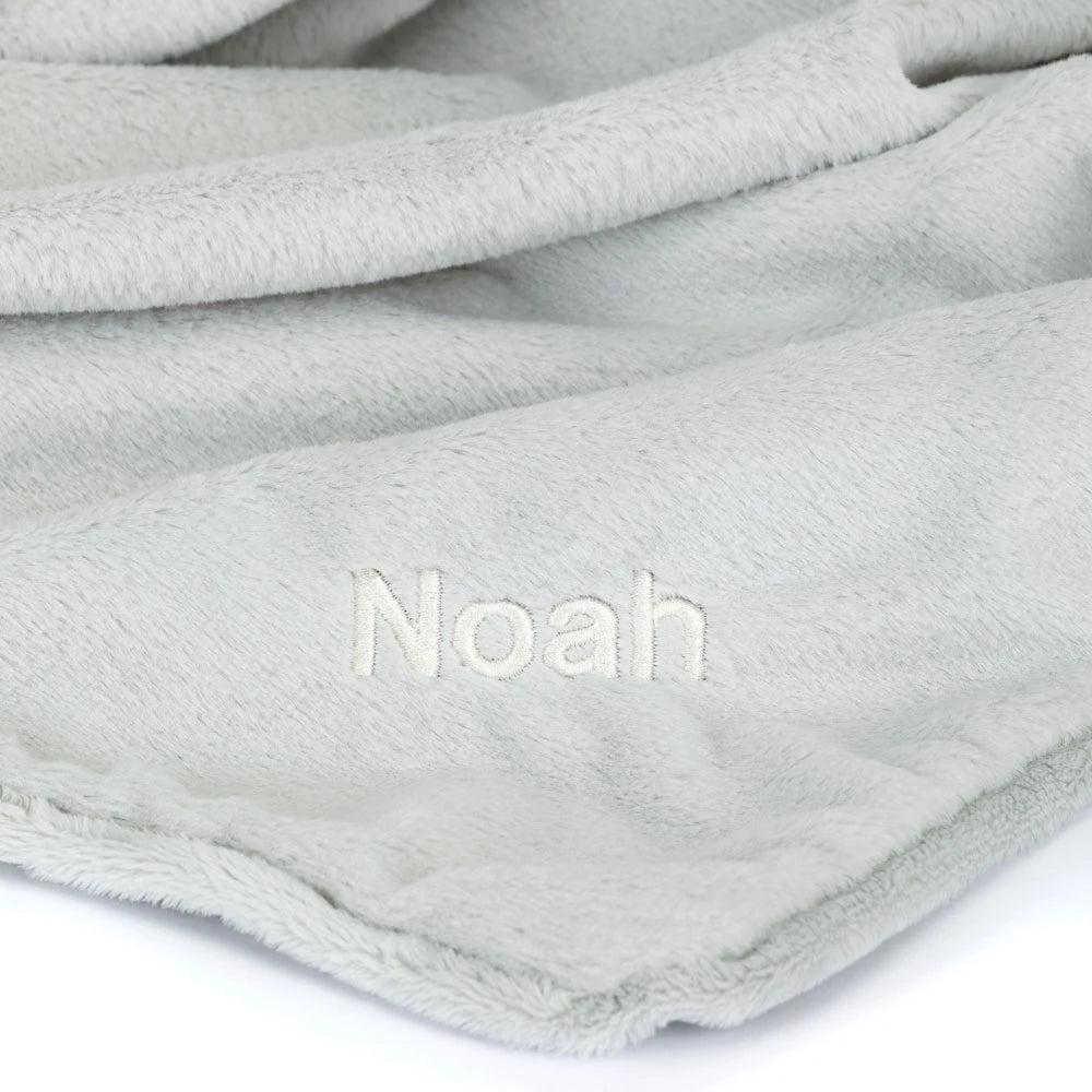 Personalized Bashful Silver Bunny Blankie - US 1865