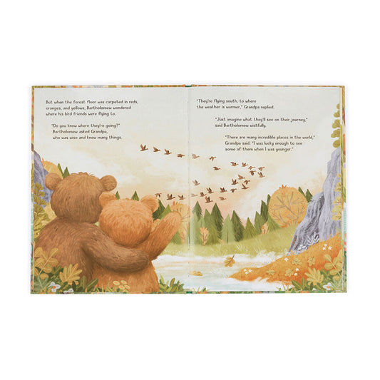 It's A Big World Bartholomew Book & Bartholomew Bear Medium - US 0885
