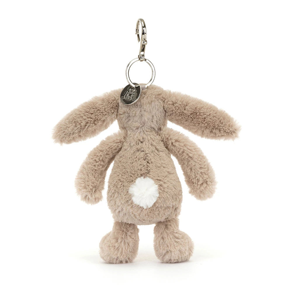 Bashful Beige Bunny Bag Charm - US 3947