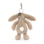 Bashful Beige Bunny Bag Charm - US 3947
