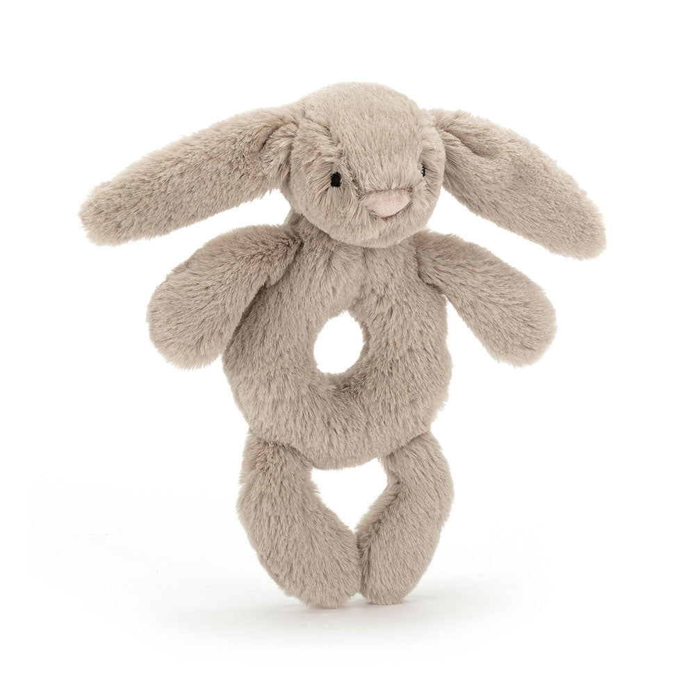 Bashful Bunny Ring Rattle - US 6524