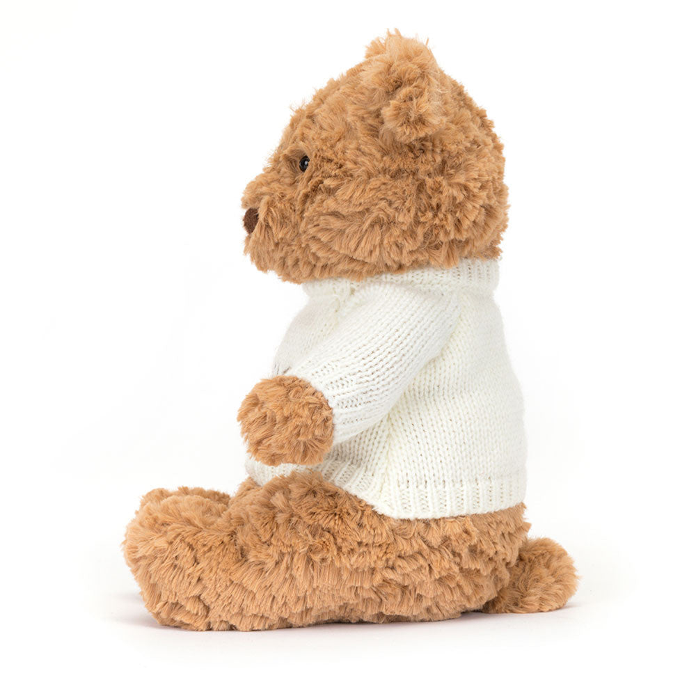 Bartholomew Bear With Personalized Cream Jumper - US 1448