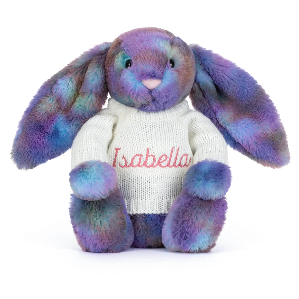 Zodihop Luxe Bunny With Personalized Cream Jumper - US 8743