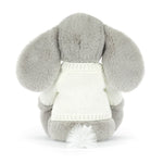 Bashful Luxe Elephant Thuddeus With Personalized Cream Jumper - US 0887