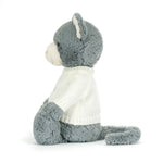Bashful Kitten With Personalized Cream Jumper - US 5819