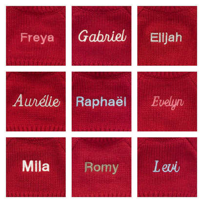 Bashful Giraffe With Personalized Red Jumper - US 1487
