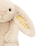 Personalized Bashful Luxe Bunny Willow Medium - US 7820