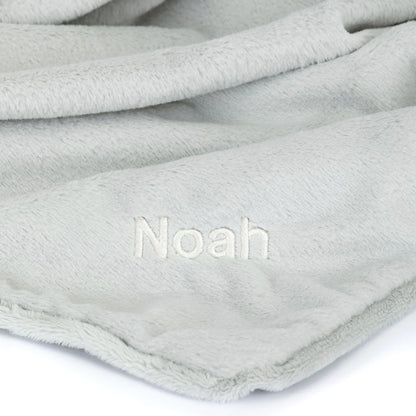 Personalized Bashful Silver Bunny Blankie - US 1865